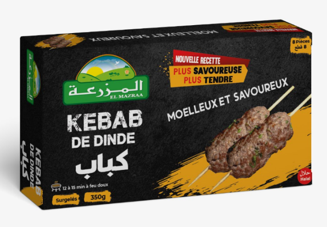 Kebab de dinde