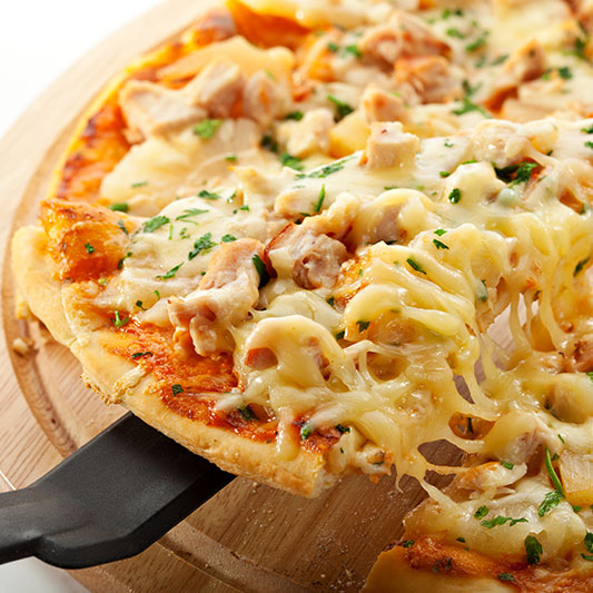 Pizza Blanche au Poulet