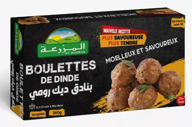 Boulettes de dinde en paquet